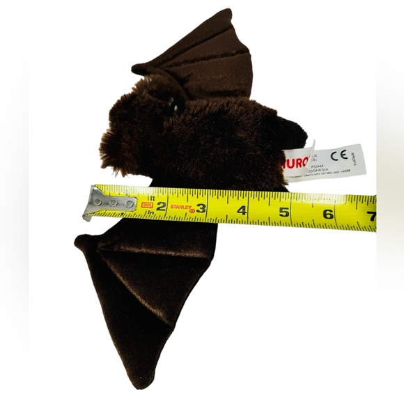 Aurora Brown Bat Plush Stuffed Animal Toy 2015 Realistic Lifelike - Picture 7 of 8